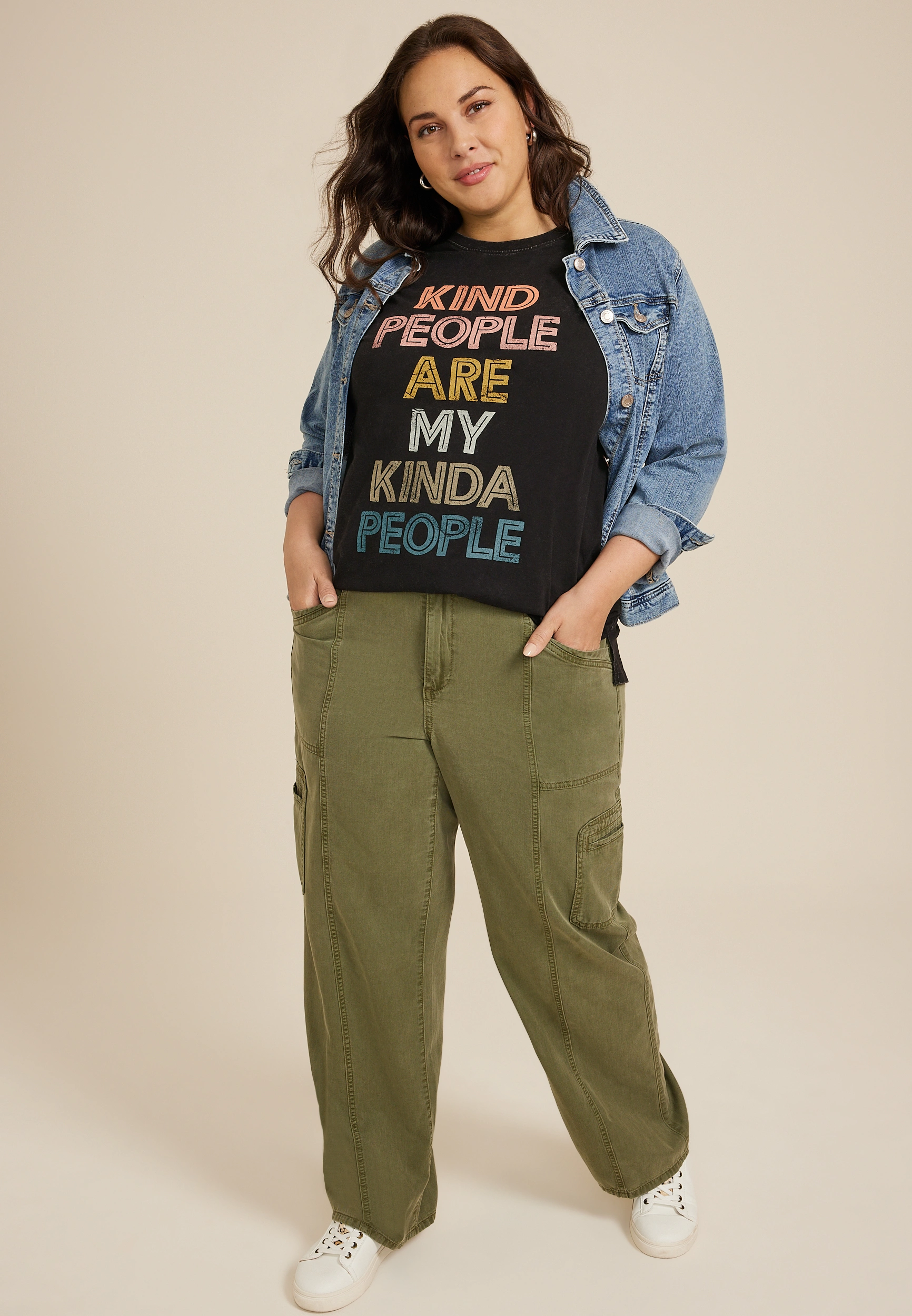 Plus Size Kind People Are My Kinda People Relaxed Fit Graphic Tee 13 Plus Size Kind People Are My Kinda People Relaxed Fit Graphic Tee