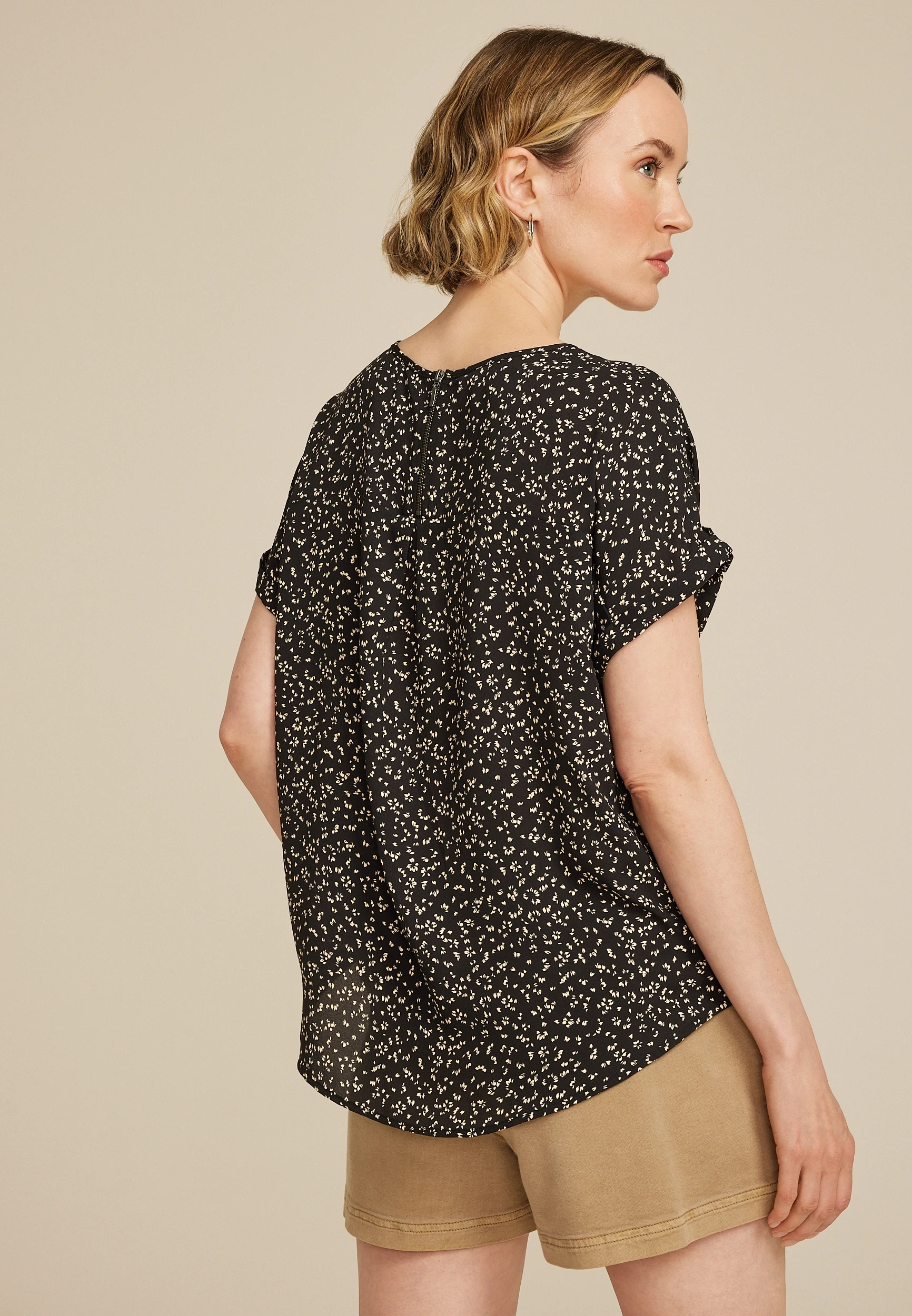 Delton Zipper Back Blouse 11 Delton Zipper Back Blouse