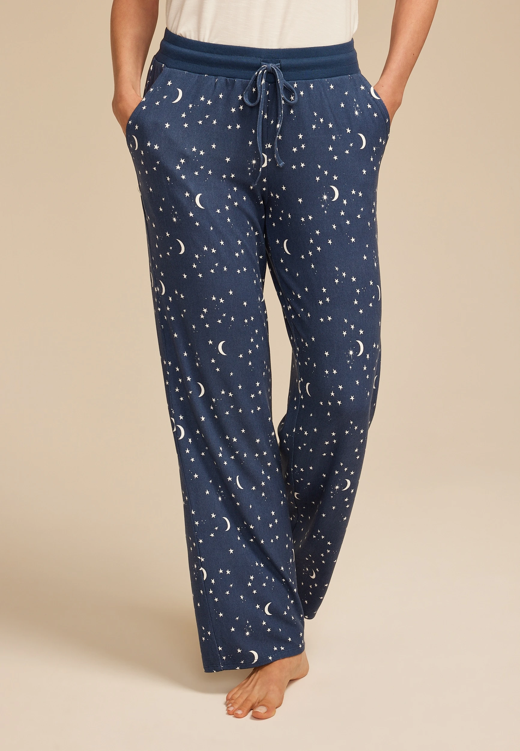 Celestial Wide Leg Pajama Pants 1 Celestial Wide Leg Pajama Pants