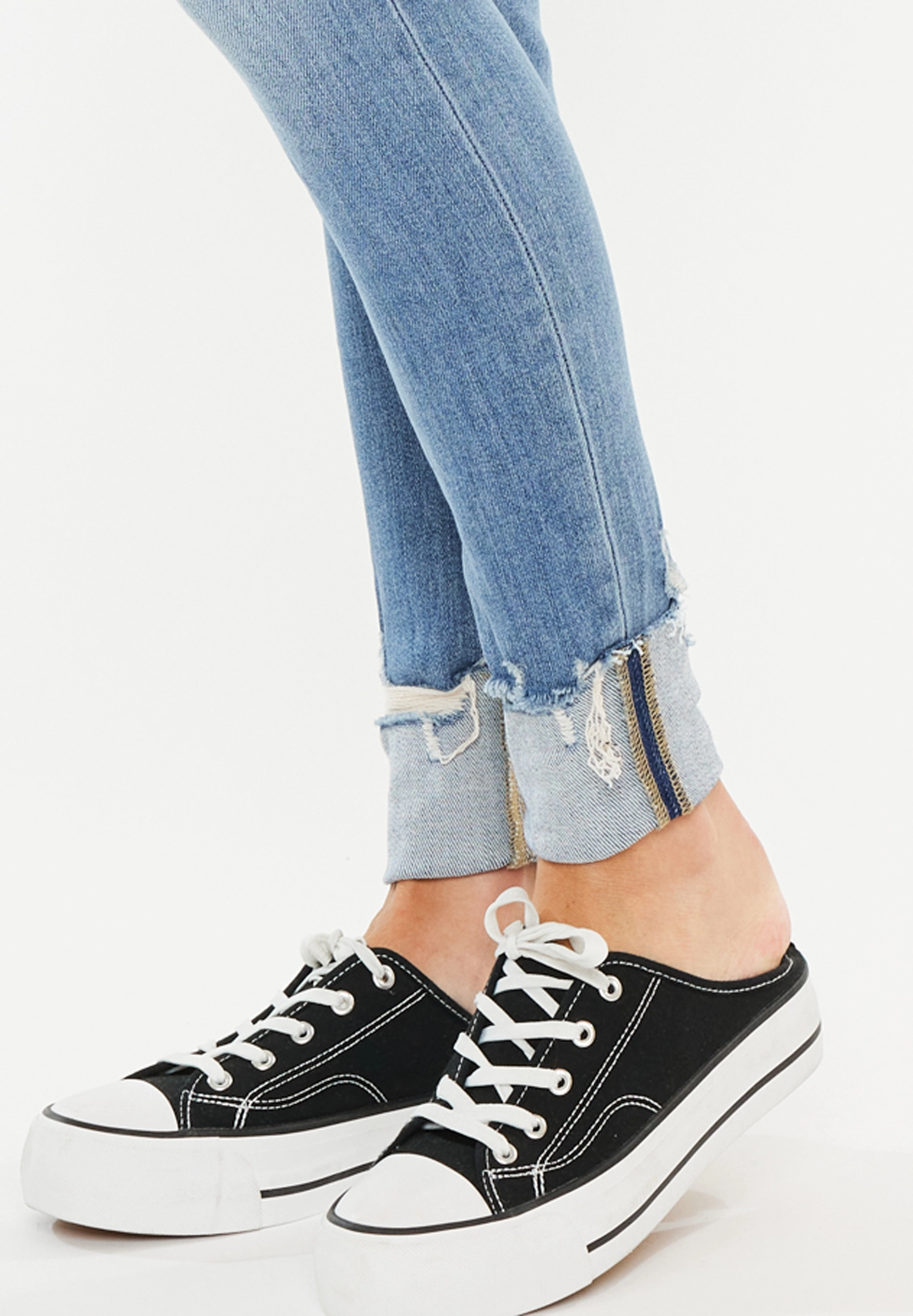 KanCan鈩?Curvy High Rise Ripped Cuffed Hem Skinny Jean 13 KanCan鈩?Curvy High Rise Ripped Cuffed Hem Skinny Jean