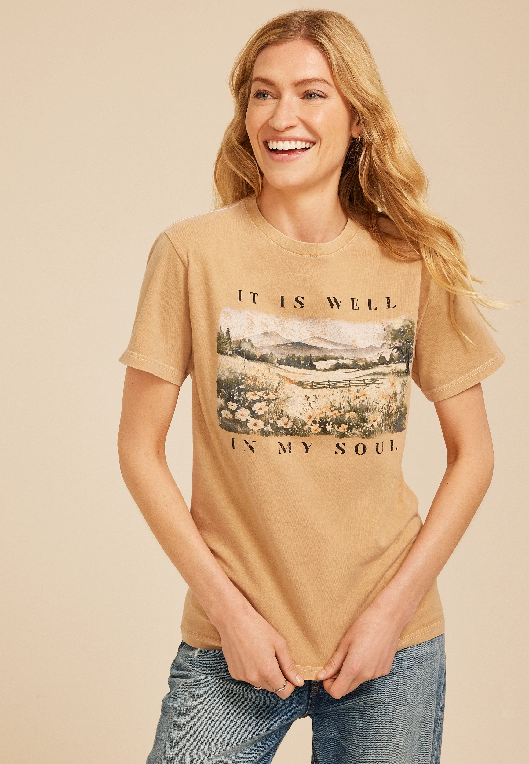 Well In My Soul Relaxed Fit Graphic Tee 1 Well In My Soul Relaxed Fit Graphic Tee