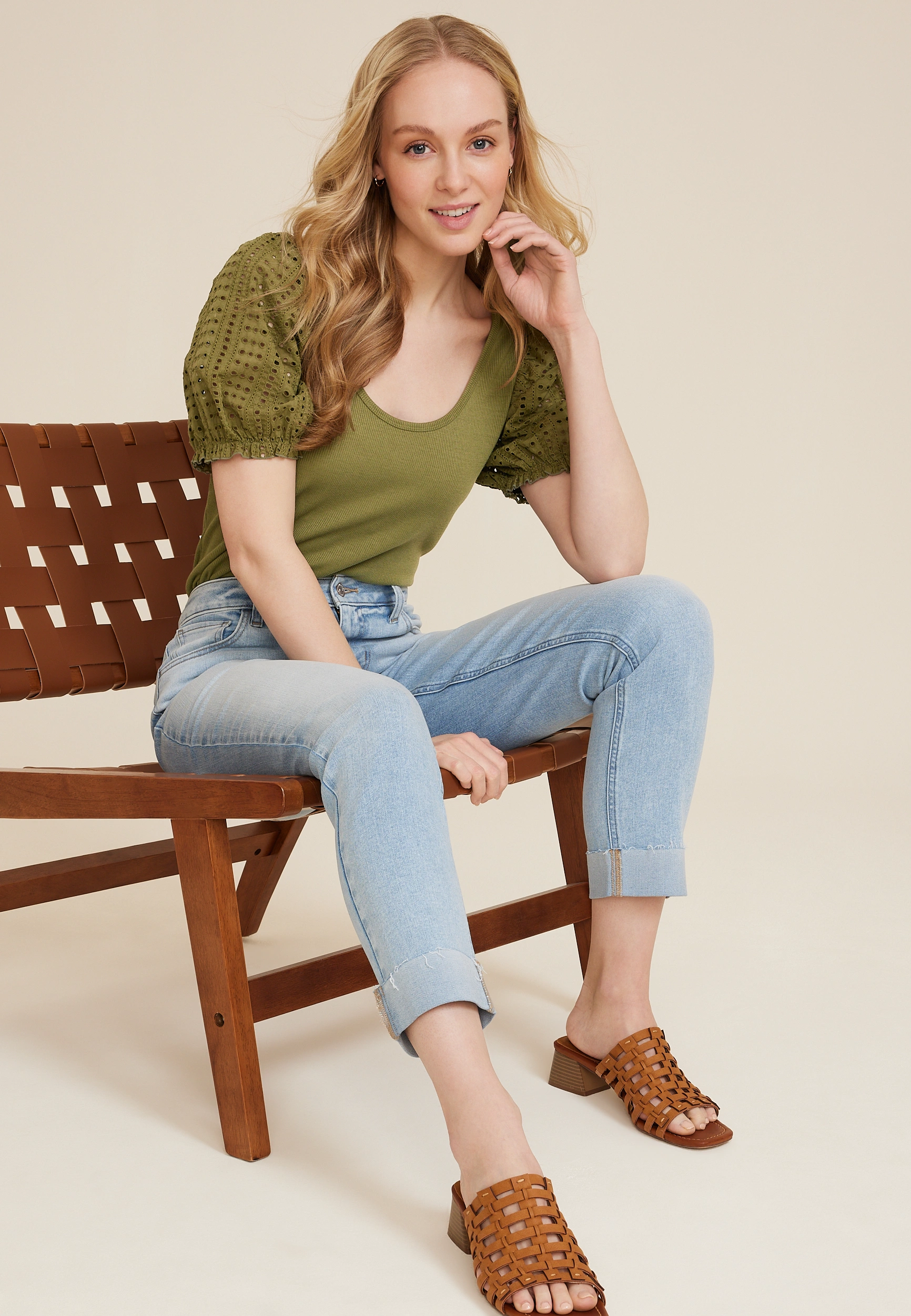 m jeans by maurices鈩?Light Mid Rise Slim Straight Ankle Jean 10 m jeans by maurices鈩?Light Mid Rise Slim Straight Ankle Jean