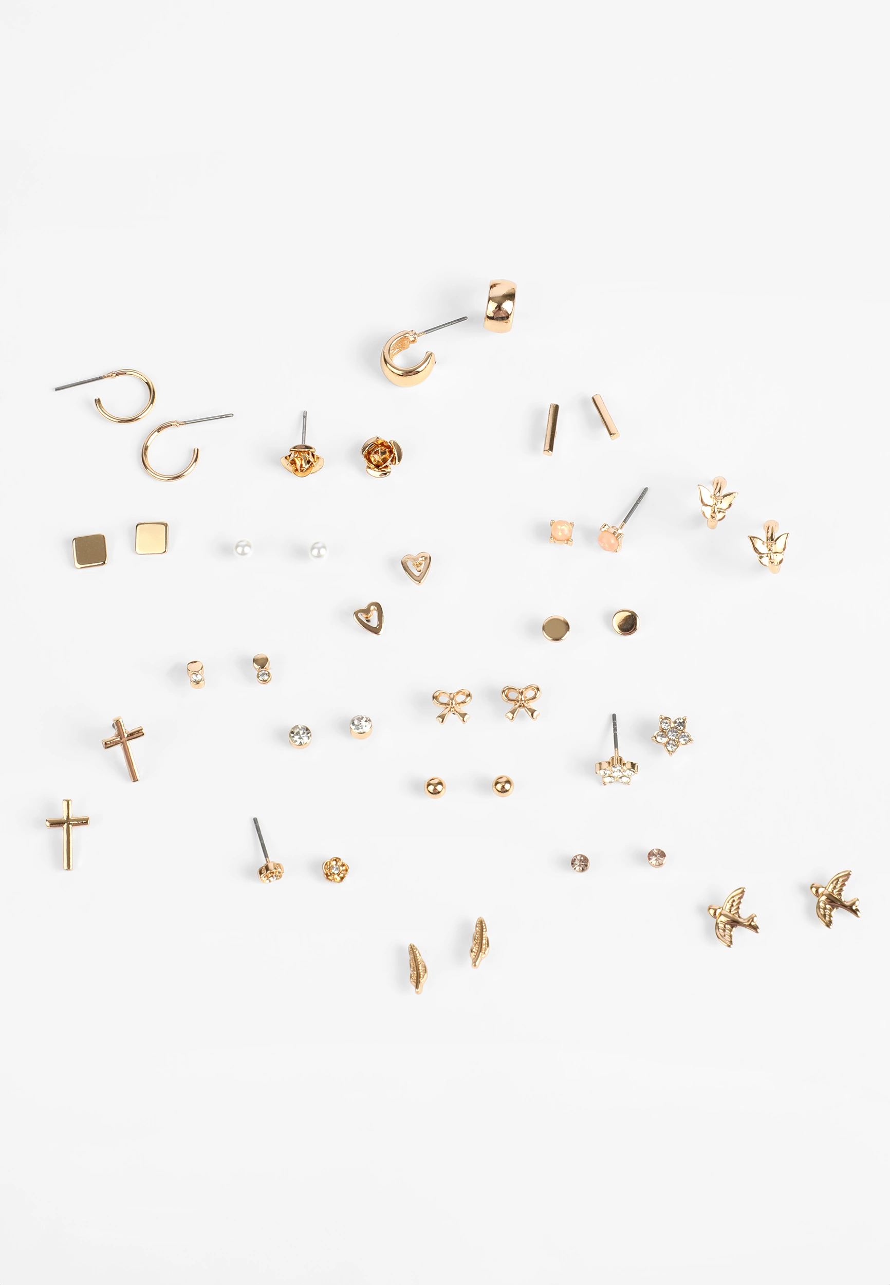 20 Pack Mixed Earring Set